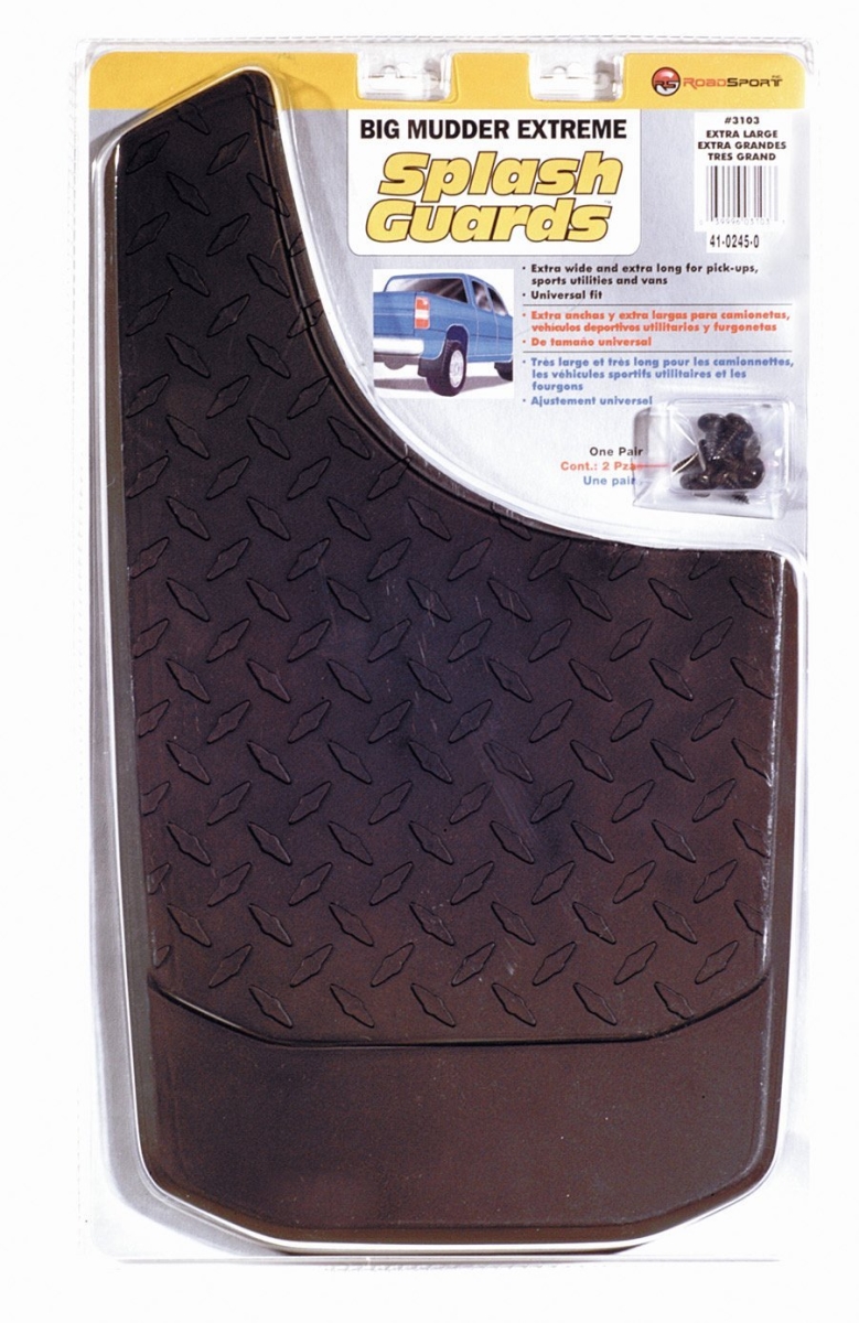 Picture of Power Flow 3103 Big Mudder Oversize Mud Flap Diamond Plate Texture&#44; Extra Large