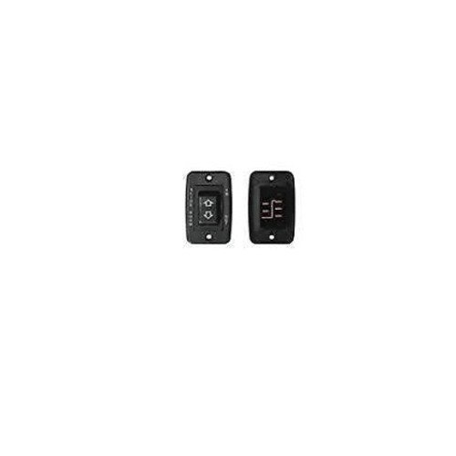 BLK CONTOURED SWITCH - 20 A CONTINUOUS, 40 A PEAK. CUT-OUT 1.85INH X 2.3INW. BEZ