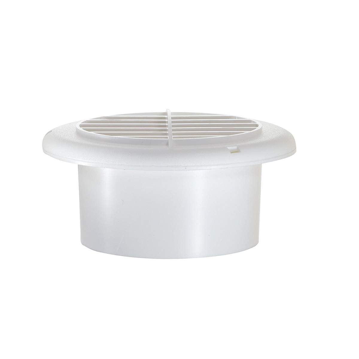 H820 4 in. Dampered Rotaire Register - White