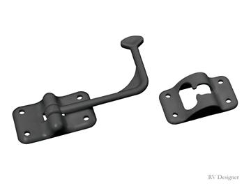 Door Holder Plastic, Black