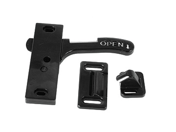 E285 Screen Door Latch Right Hand Amerimax -Black