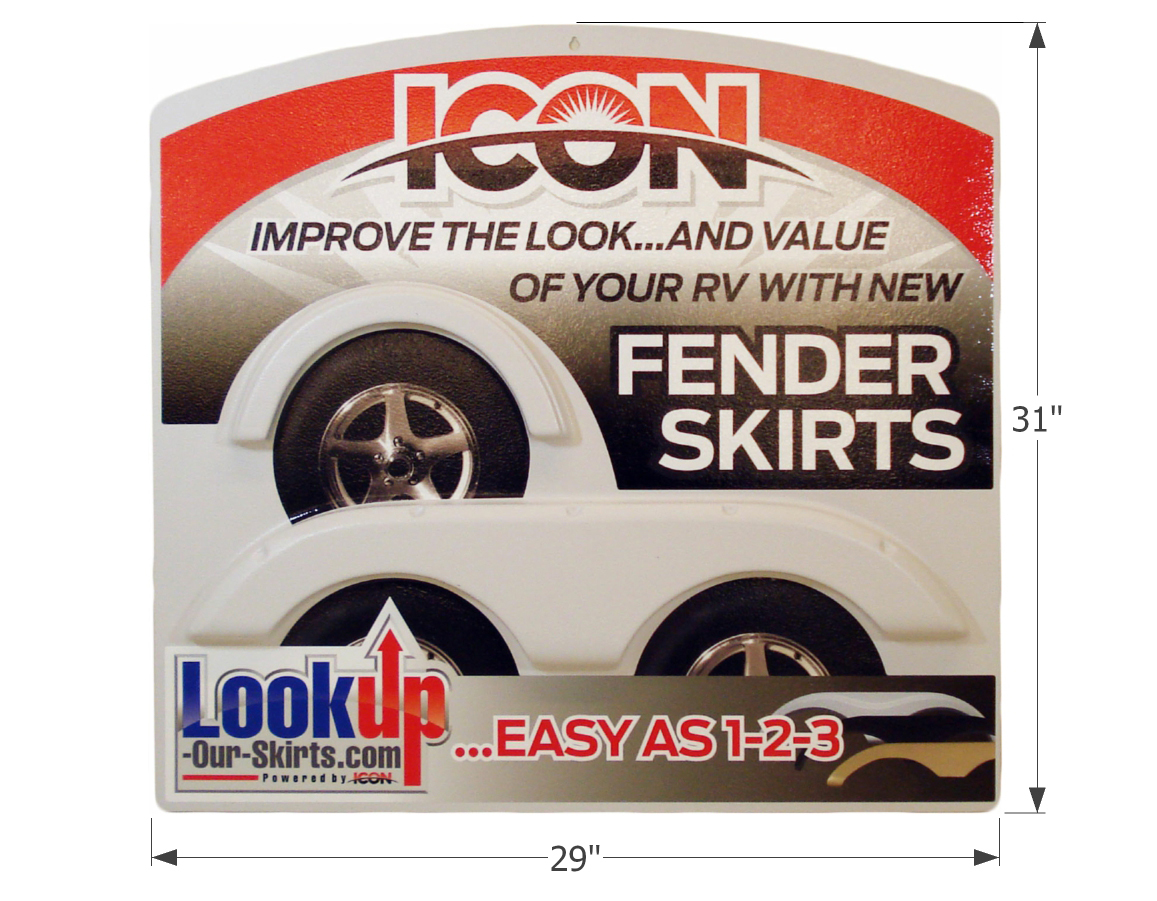 12063P Fender Skirt Sign