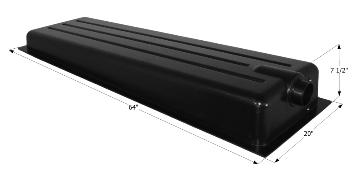 20 gal - Holding Tank Center End Drain Ht186Bed