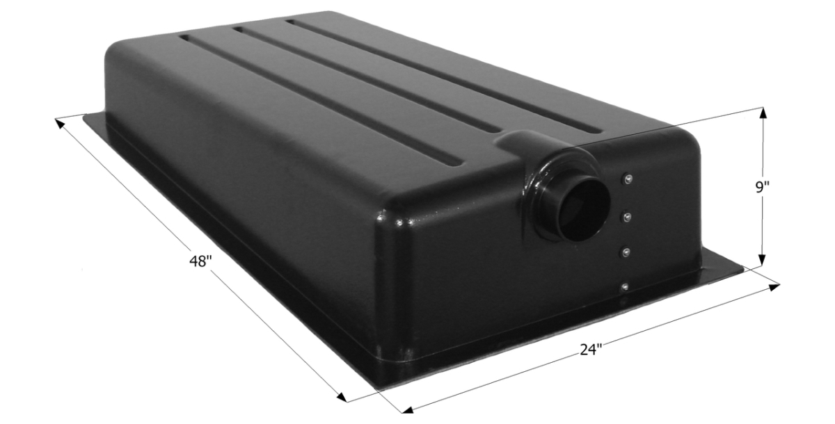 25 gal - Holding Tank Center End Drain Ht198Ed