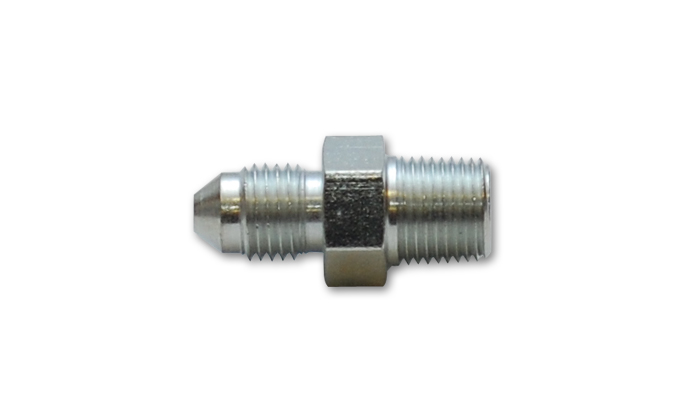 0.125 in. NPT x -3 AN - Straight Adapter Fitting, Steel