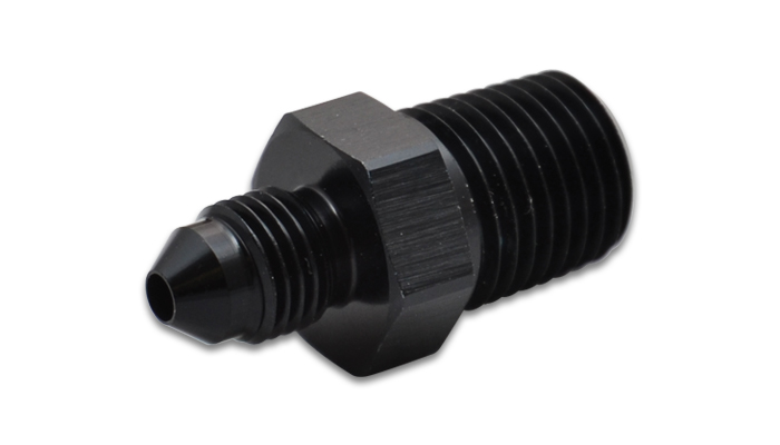 0.125 in. NPT x -4 AN - Straight Adapter Fitting, Aluminum