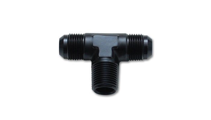 10460 0.125 in. NPT x -3 An, Flare to Pipe Tee Adapter Fitting