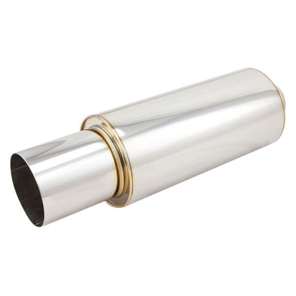 Revolution RS Round Exhaust Universal Muffler with Tip