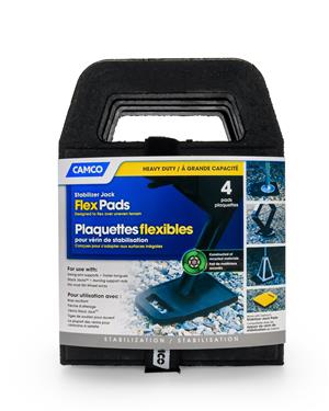 Picture of Camco C1W-44591 Trailer Stabilizer Jack Flex Pads - Pack of 4 