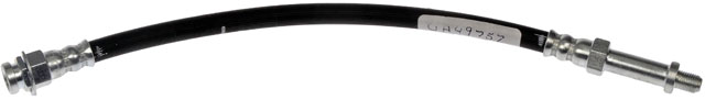 13.38 in. Brake Hydraulic Hose, Rubber - Black