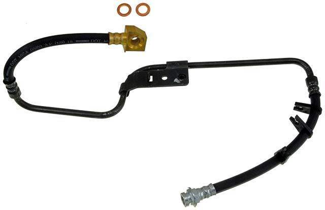 9.5 in. Brake Hydraulic Hose, Rubber - Black