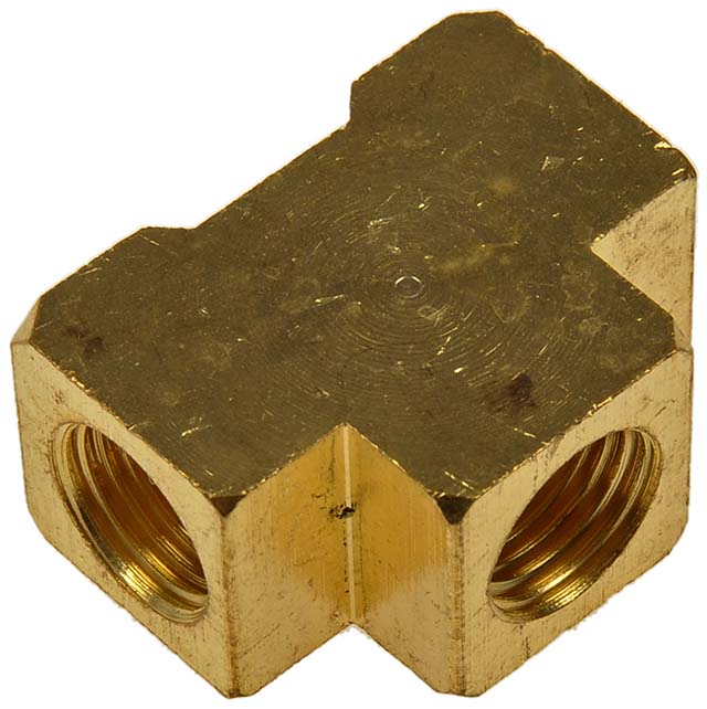 0.12 in. Brass Tee