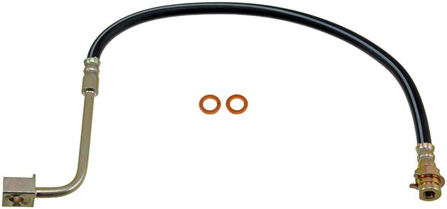 21.38 in. Brake Hydraulic Hose, Rubber - Black