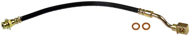 Dorman D18-H620722 15.75 in. Brake Hydraulic Hose, Rubber - Black