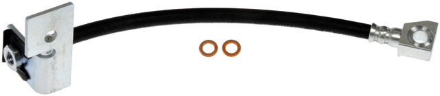 11.75 in. Brake Hydraulic Hose, Rubber - Black