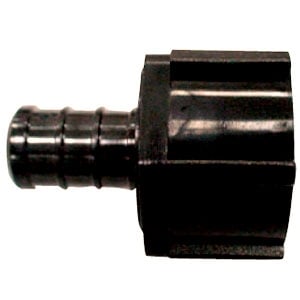 E6G-29873 0.5 ft. x 0.5 ft. PEX Black Plastic Fresh Water Straight Fitting