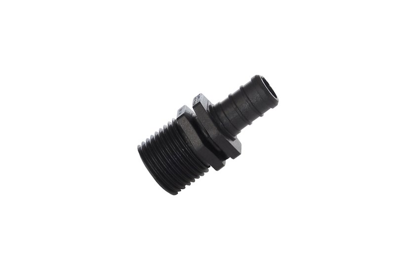 0.5 in. x 0.5 in. Male Pipe Thread Black Plastic Fresh Water Fitting Adapter