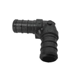 0.37 in. Black Polysulfone Fresh Water 90 Deg Elbow
