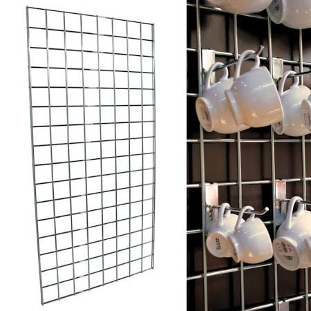 2 x 4 ft. Grid Wall - Chrome