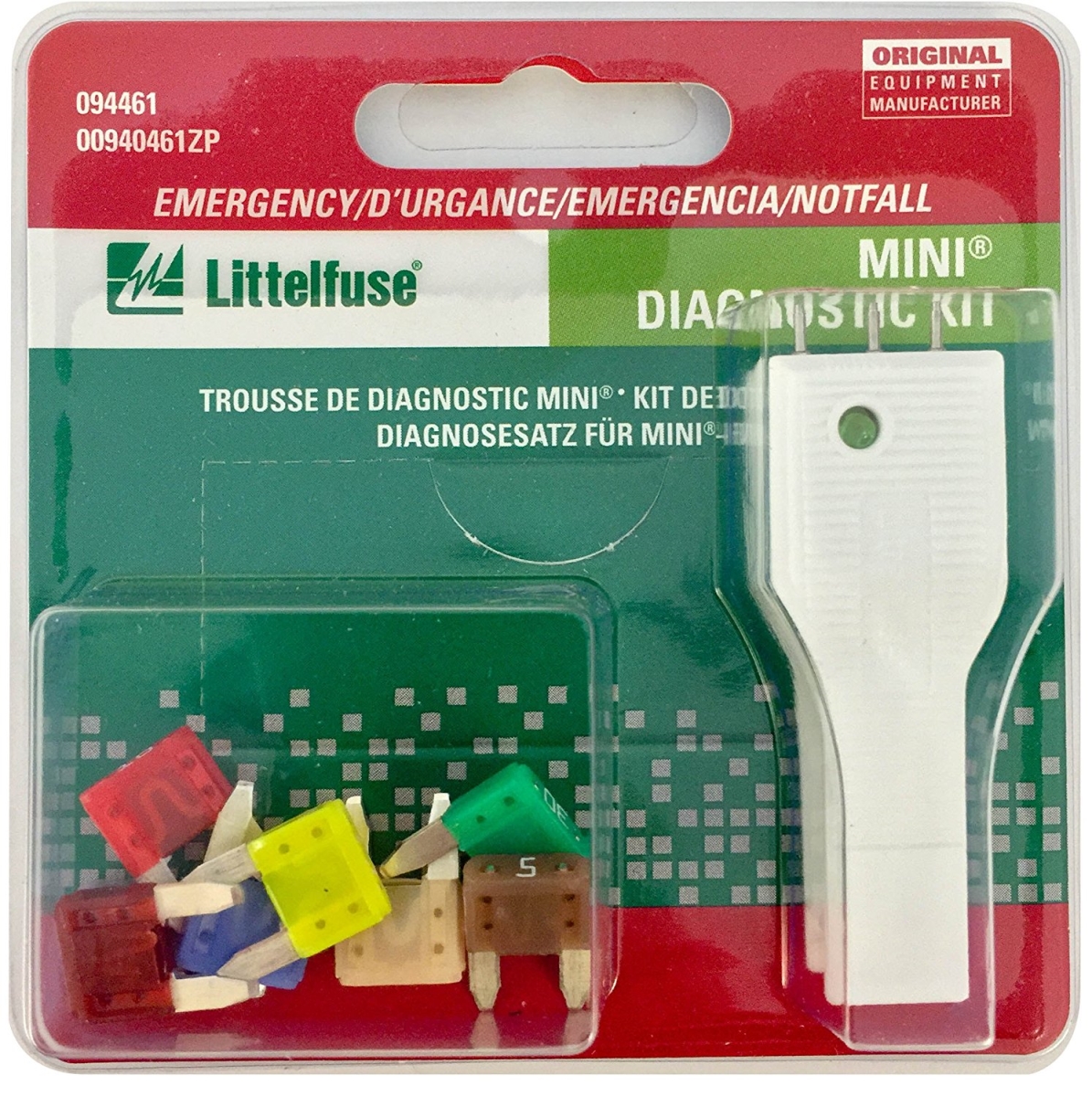 Littelfuse L24-094461 Mini Blade Emergency Diagnostic Fuse Kit
