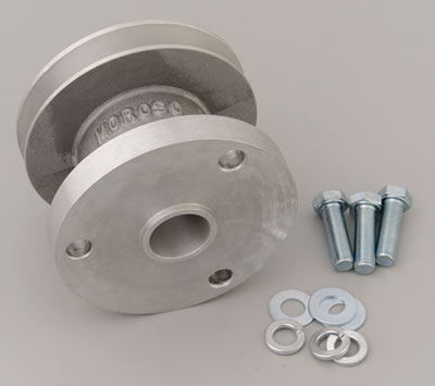 Cast Aluminum 50 Percent Crankshaft Pulleys, Natural