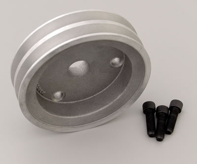 30 Percent Cast Aluminum Crankshaft Pulleys - Natural