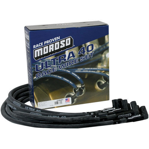 Moroso M28-73843 Ultra 40 Race Ignition Wire Sets - Black