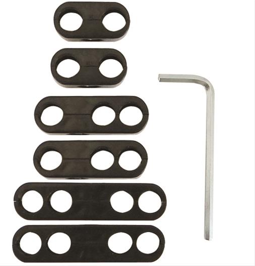 Picture of Moroso M28-72166 Clamp-Style Wire Separator Kits&#44; Black