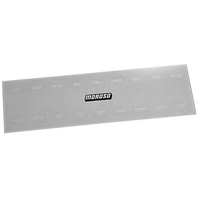 Replacement Switch Panel Label Decals - Black & White