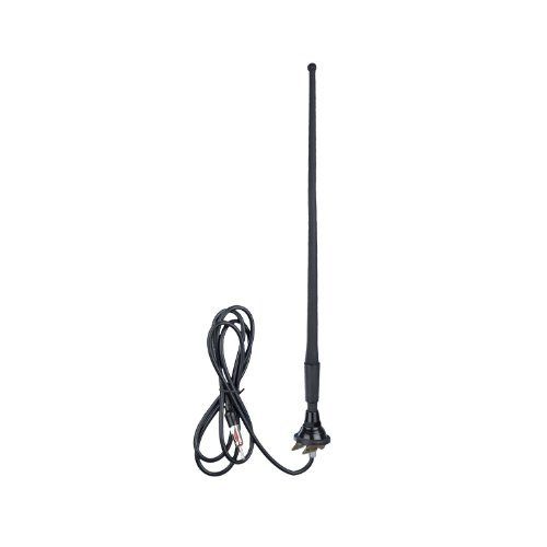 Metra M59-AWUT03R Universal Top Mount Rubber Antenna, Black