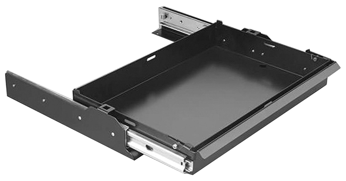 Sliding Battery Tray - Black - 24.25 x 24.15 x 2.75 in. - Durable Design