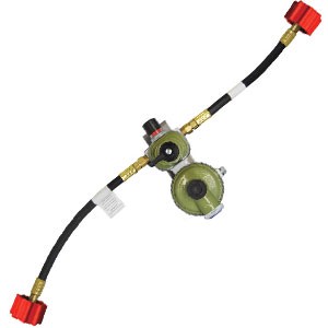 24 ft. High Capacity Propane Regulator Pigtail with 2 HF