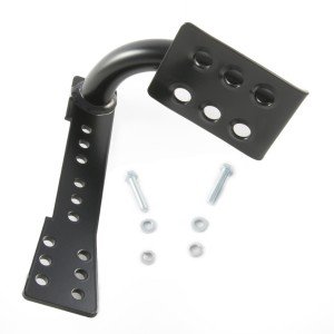 JK Driver Side Dead Pedal - Black - Durable Design