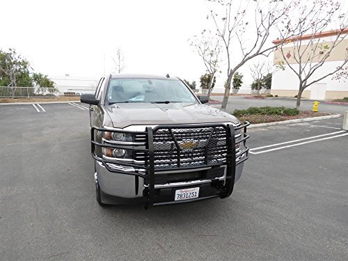 Heavy Duty Grille Guard, Black
