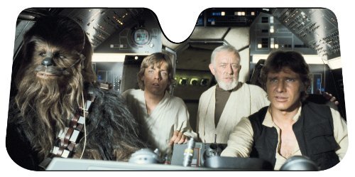 P23-003700R01 Star Wars Accordion Sunshade -  PLASTICOLOR