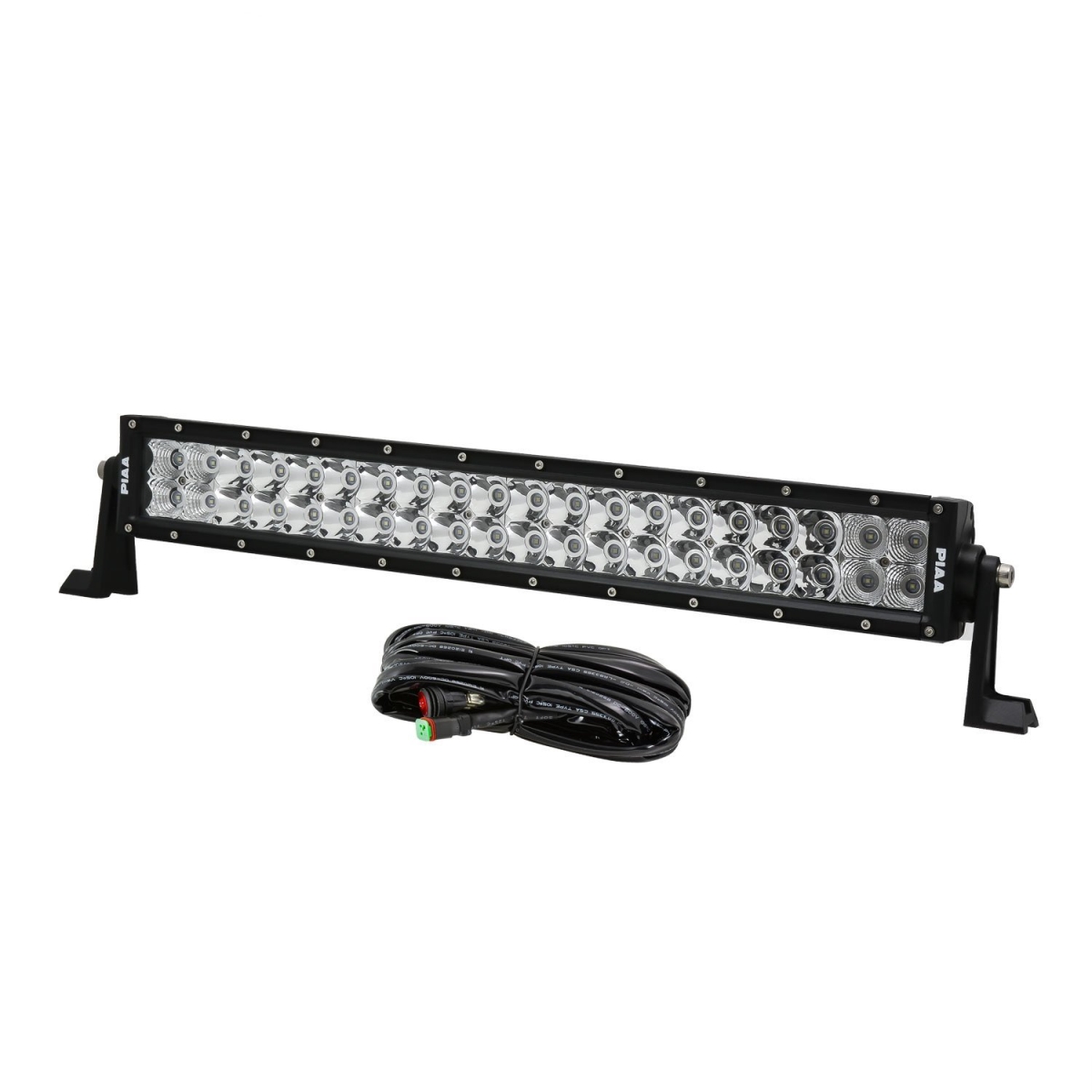 Picture of Piaa P27-2606120 20 ft. 120W Quad Series Black Dual Row LED Light Bar Kit In Combo Beam