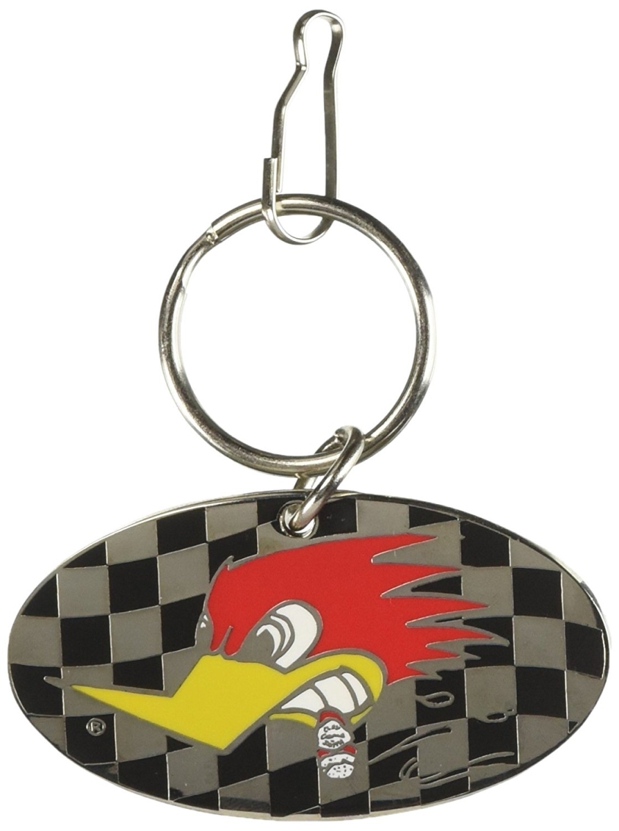 Mr. Horsepower Checkered Flag Enamel Key Chain