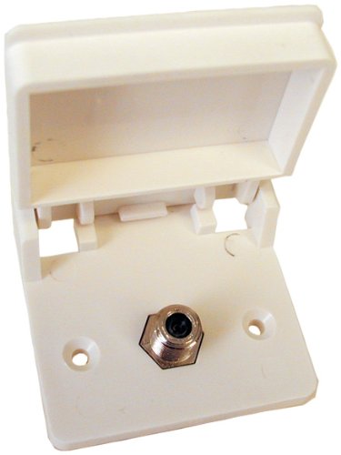 White Exterior TV Receptacle