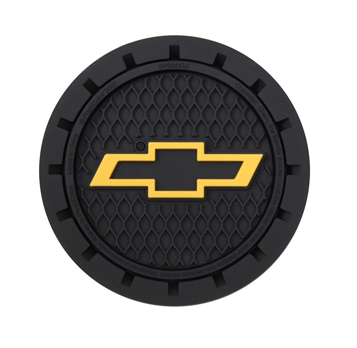 Chevy Bowtie Gold Cup Holder Coaster