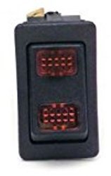 P42-80403 Replacement Rocker Switch - Red Lite