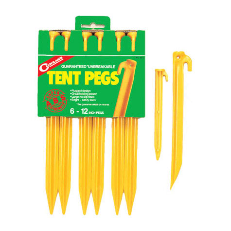 Picture of Coghlans C6R-9312 12 in. ABS Tent Pegs&#44; Pack of 6