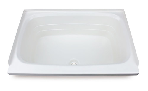 Picture of Lippert Components M6V-209648 RV Bath Tub Center Drain - White