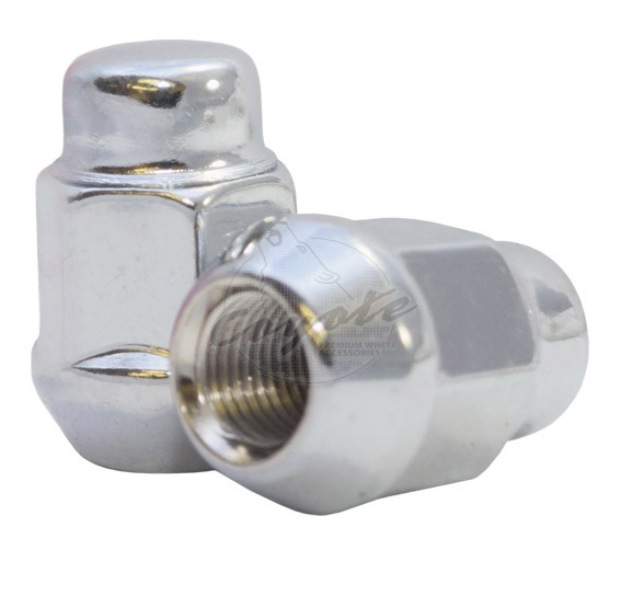 REV-561145 Lug Nut Bulge Acorn, 21 mm. Chrome