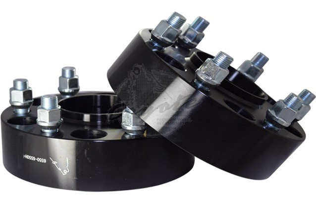 REV-55005500HB Wheel Adapter 6061 Billet Aluminum - Black Anodized