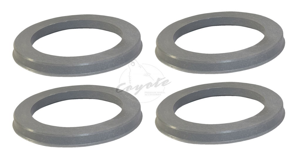 HUB CENTRIC RINGS 7256 Millimeter Inside Diameter 7410 Millimeter Outside Diameter Black Plasti