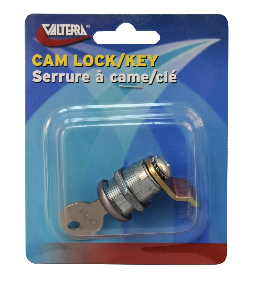 Valterra V46-A522VP 1.12 in. Cam Lock with 751 Key, Carded