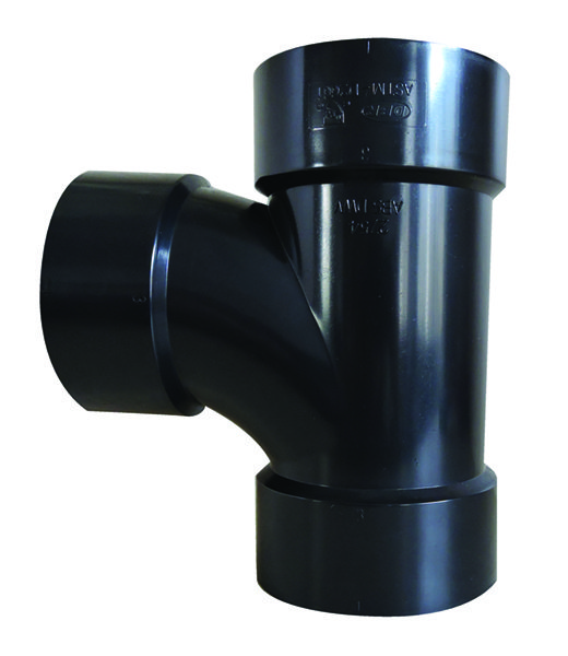 DWV Sanitary Tee, 3 in. Hub