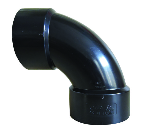 Valterra DWV 90 °Elbow RV Sewer Fitting, 3" Hub | ABS Plastic | Camping World