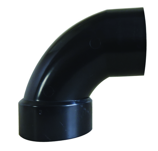 DWV 90 deg Street, 1.5 in. Spigot x Hub