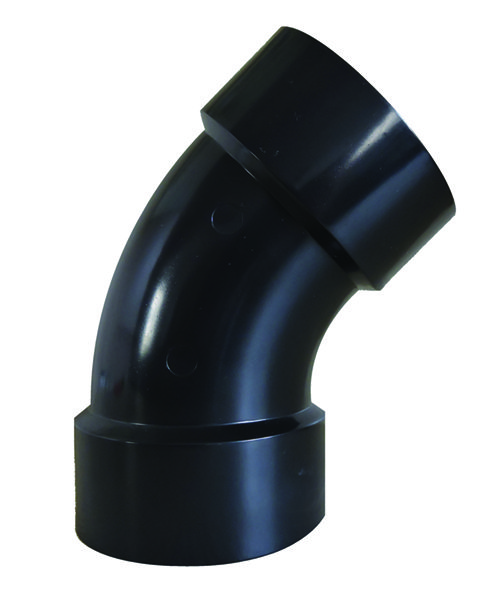 DWV 45 deg Elbow, 1.5 in. Hub